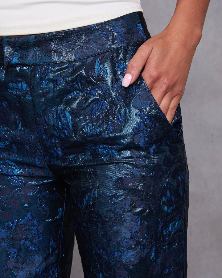 Come Away With Me Jacquard Pants