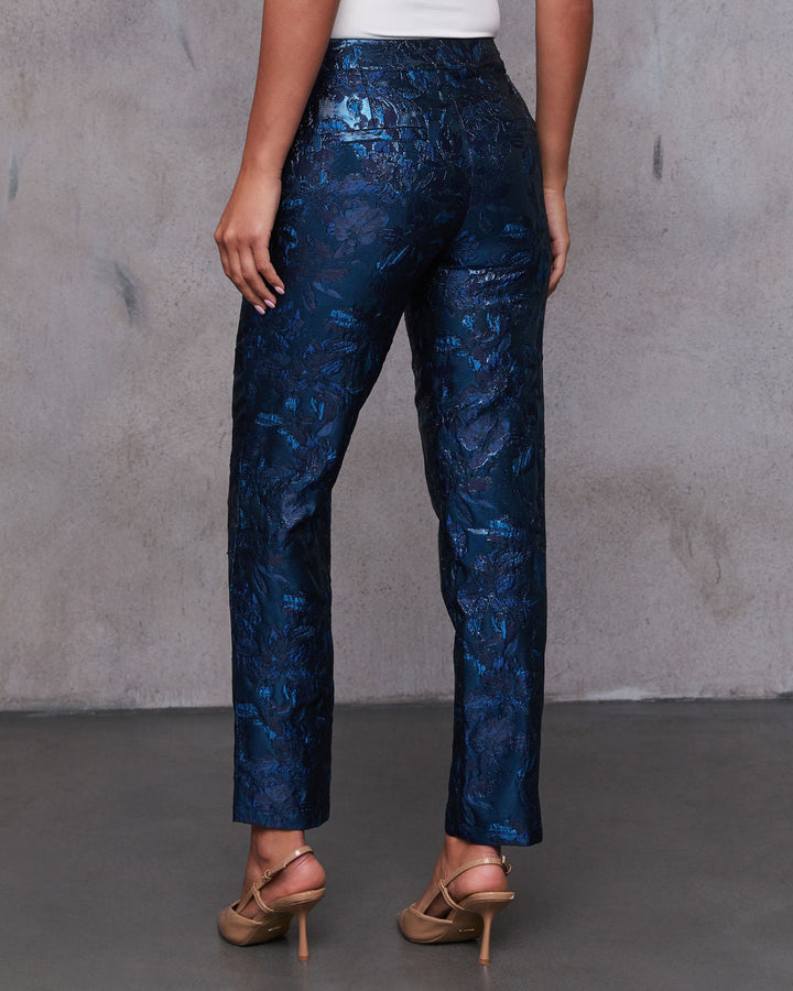 Come Away With Me Jacquard Pants