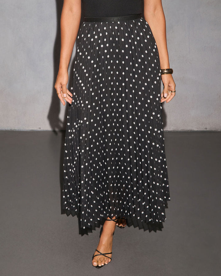 Korrina Polka Dot Midi Skirt