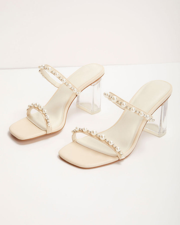 Pearlina Block Heel Mule