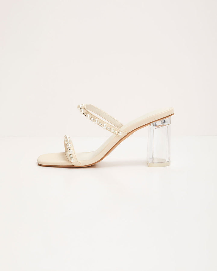 Pearlina Block Heel Mule