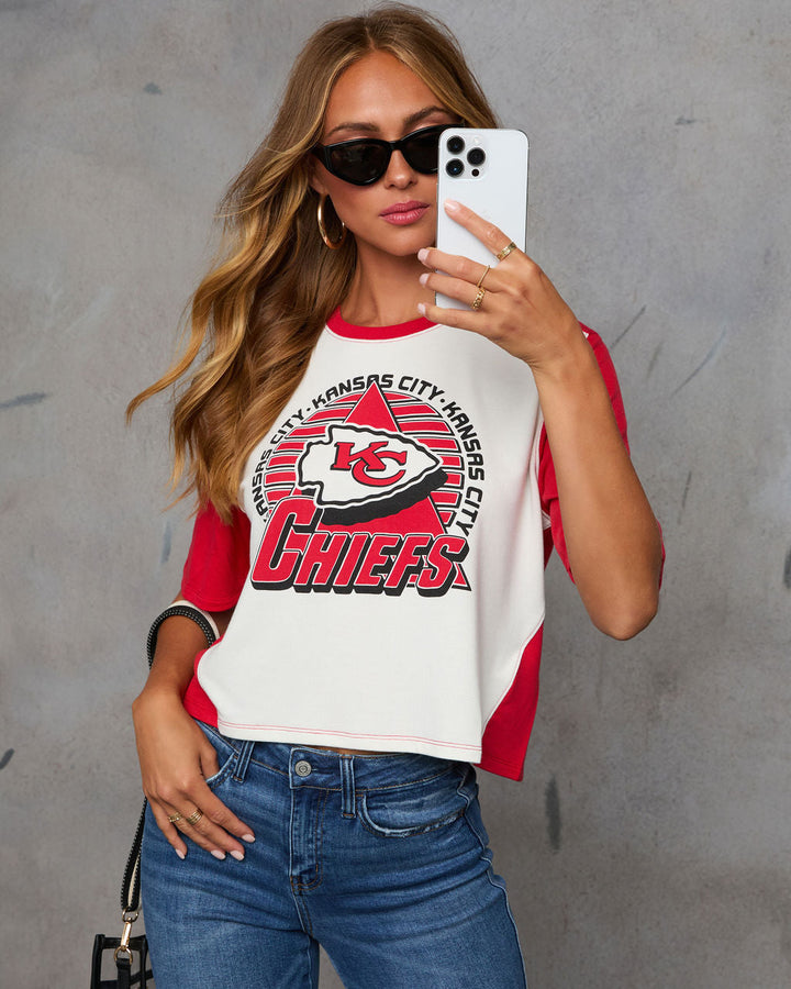 Kansas City Chiefs Short Sleeve Graphic Top