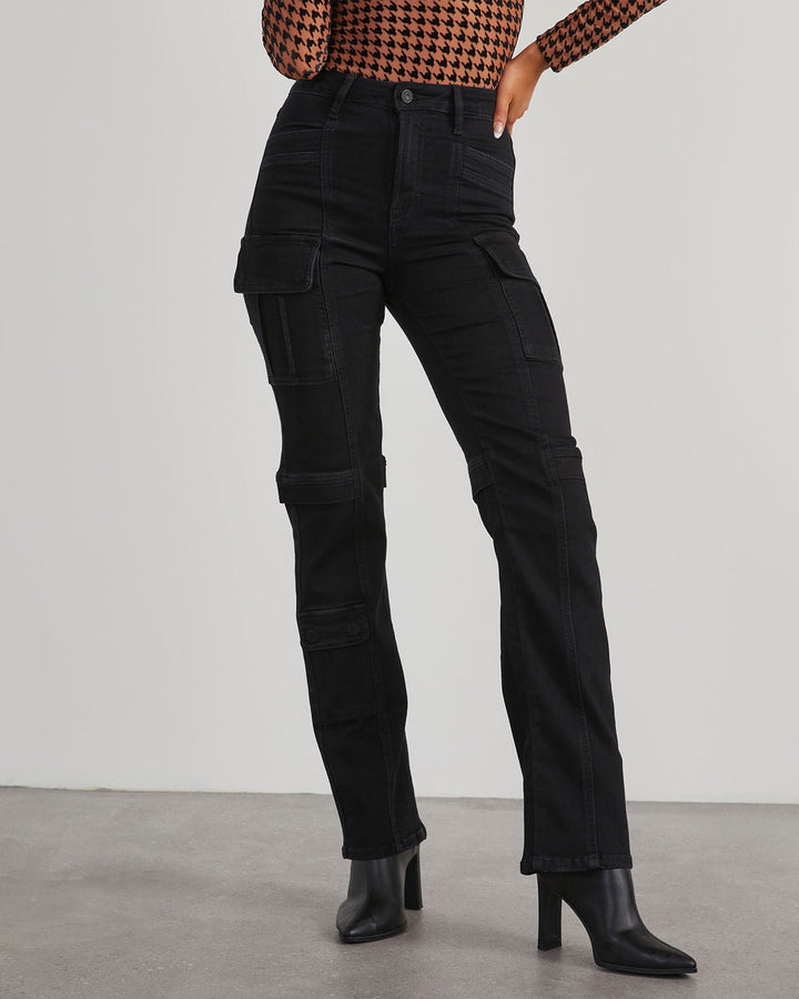 Zhaire Super Stretch High Rise Straight Jeans