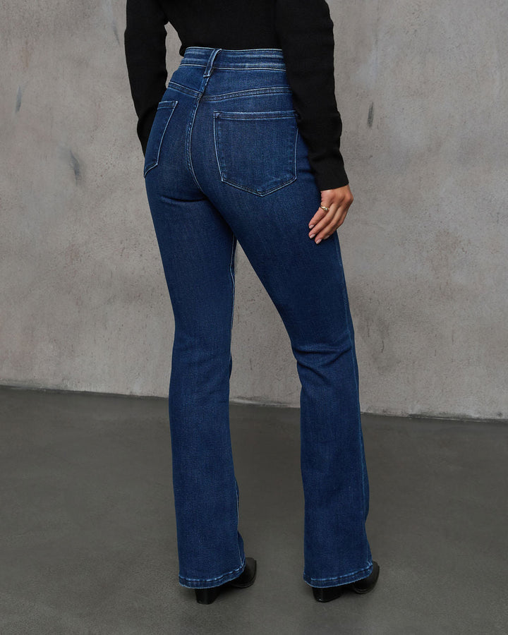 Dorina Super Stretch High Rise Flare Jeans