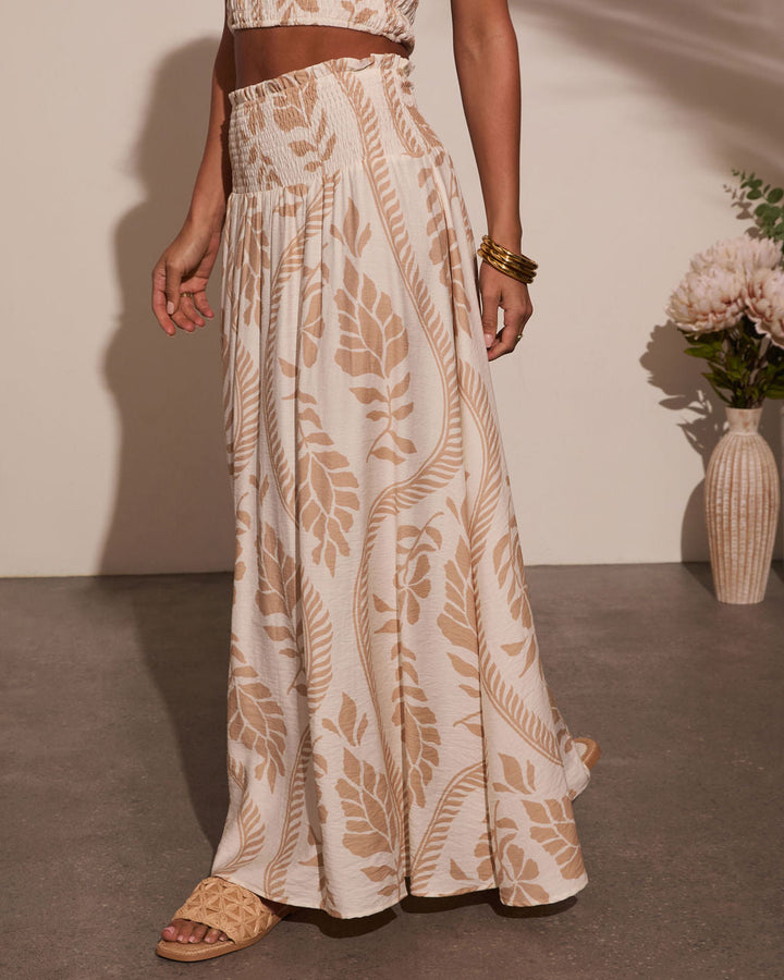 Coastal Views Tropical Maxi Skirt