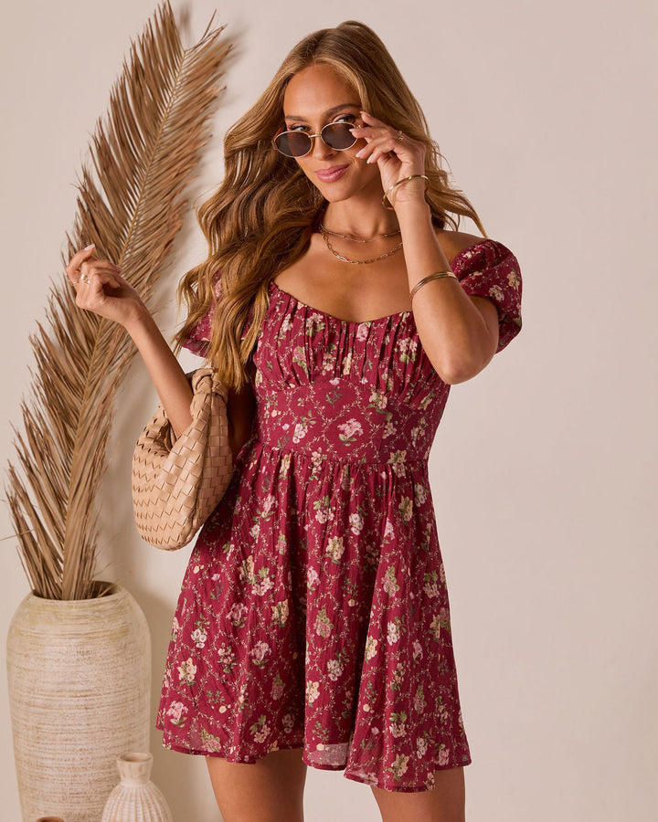 Adinna Scoop Neck Mini Dress