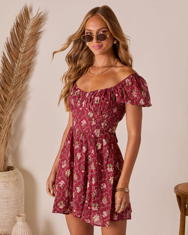 Adinna Scoop Neck Mini Dress