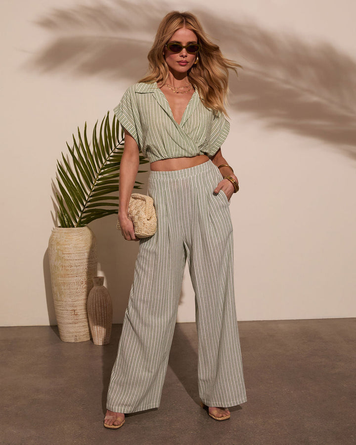 Seas the Day Striped Wide Leg Pants