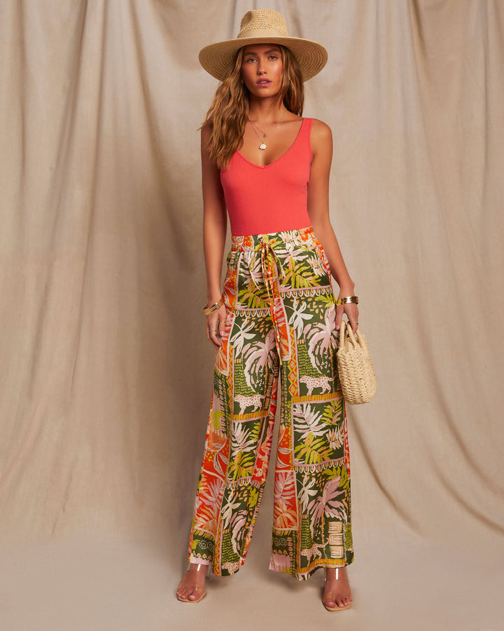 Charlotte Double Layer Ribbed V-Neck Bodysuit