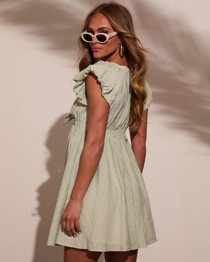 Gigi Puff Sleeve Babydoll Mini Dress