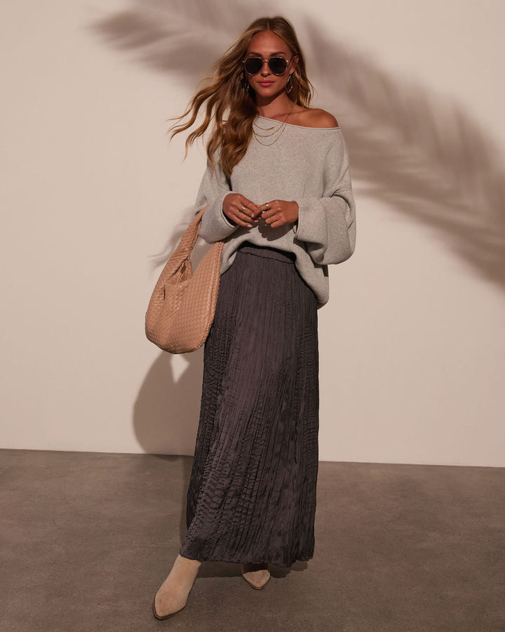 Selah Plisse Maxi Skirt