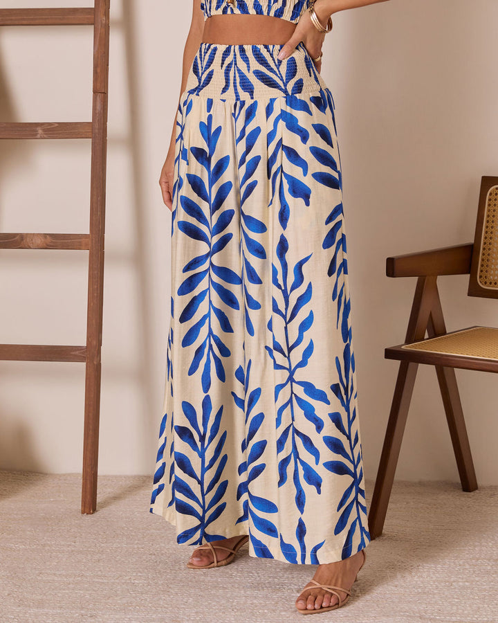 Reynah Tropical Wide Leg Pant
