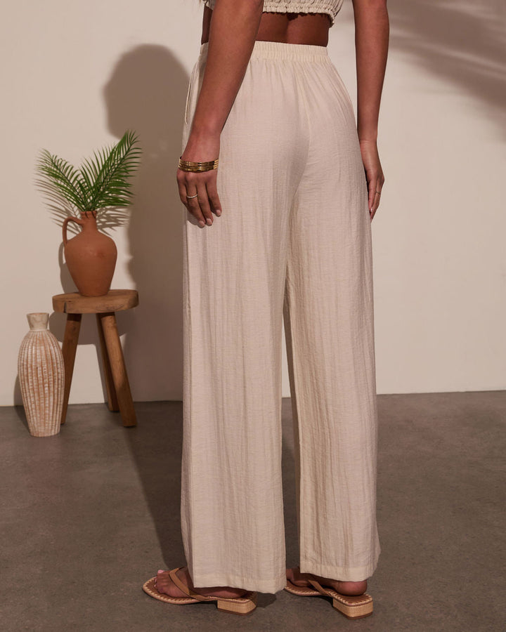 Pamella Pleated Wide Leg Pants