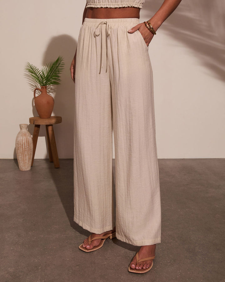 Pamella Pleated Wide Leg Pants