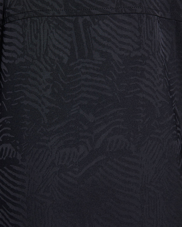 Sherlyn Satin Embossed Button Down Top