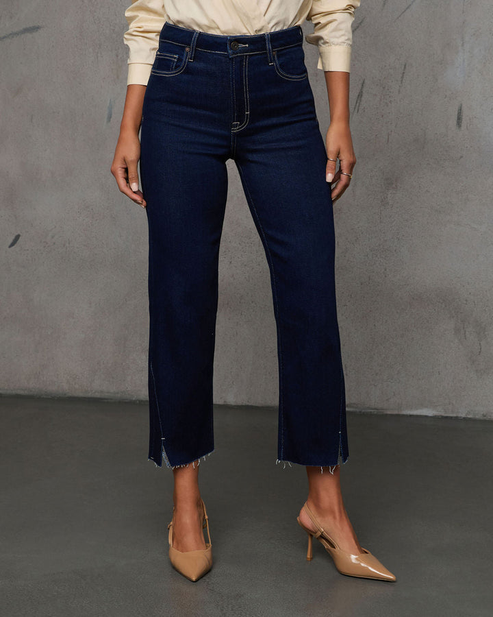 Marisse High Rise Relaxed Straight Leg Jeans