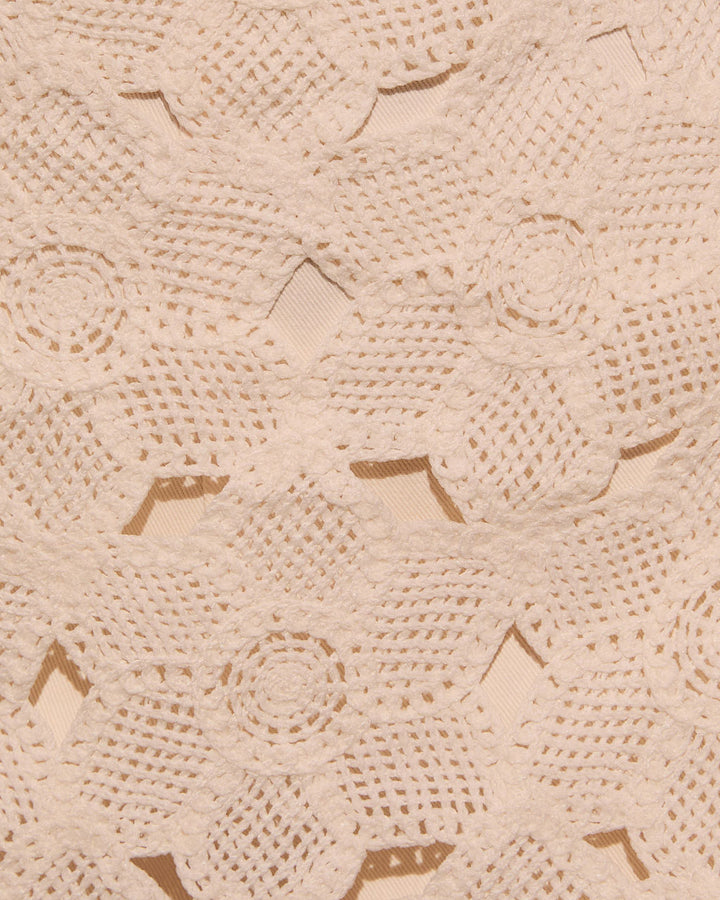 Island Hours Embroidered Floral Mini Skort