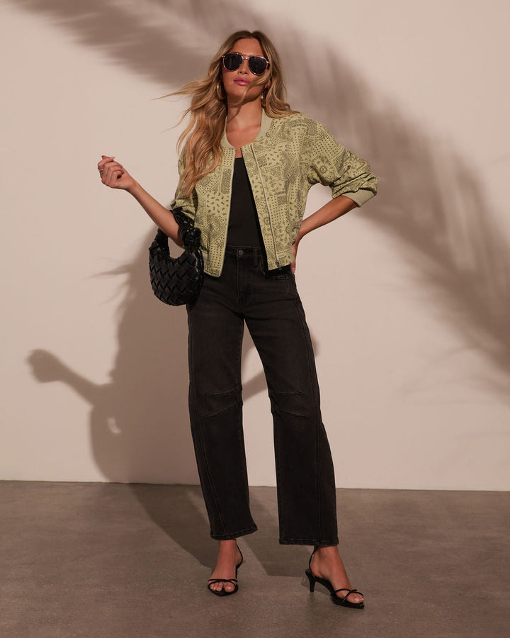 Seasons Edge Paisley Printed Jacket