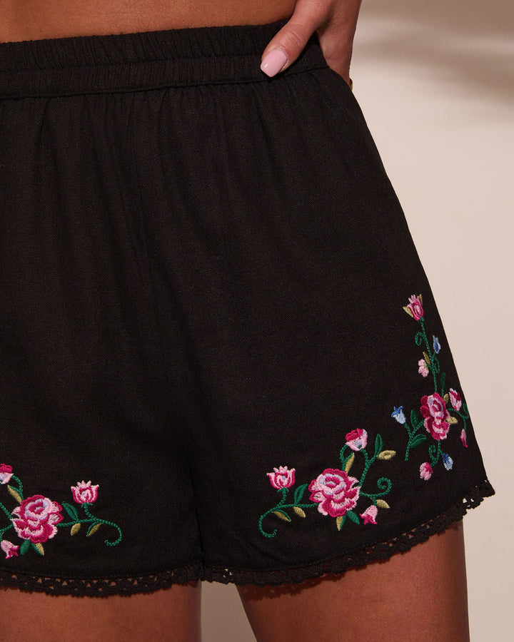 Weekend Whim Floral High Rise Shorts