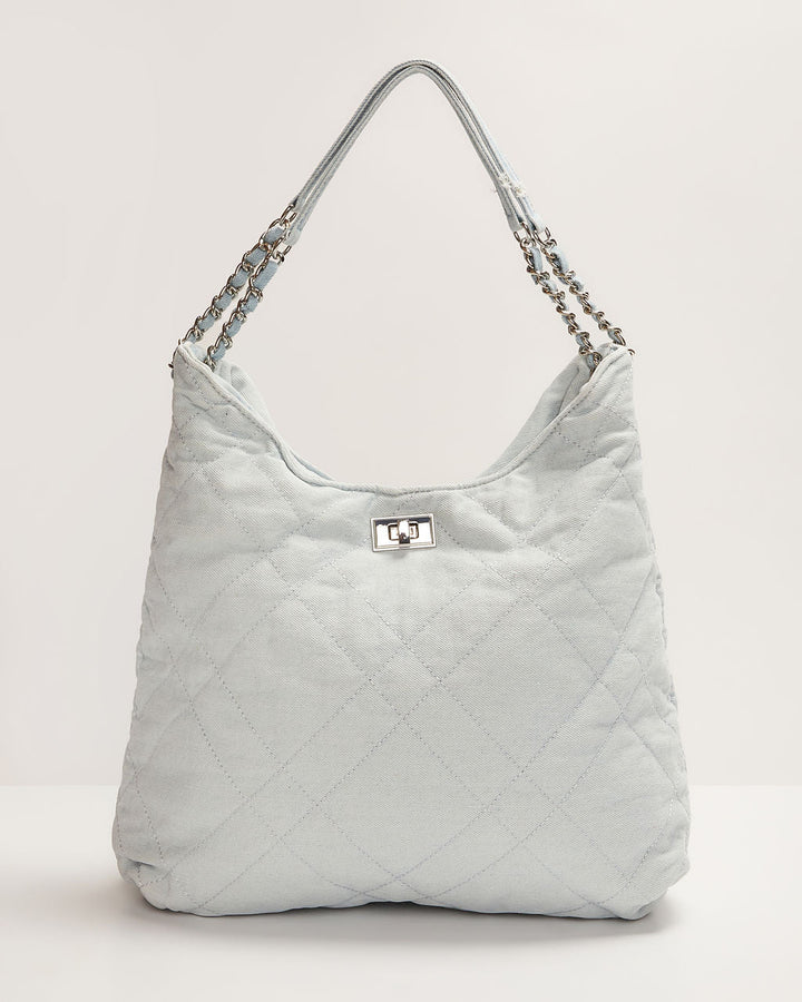 Aliyah Denim Slouchy Tote Denim O S