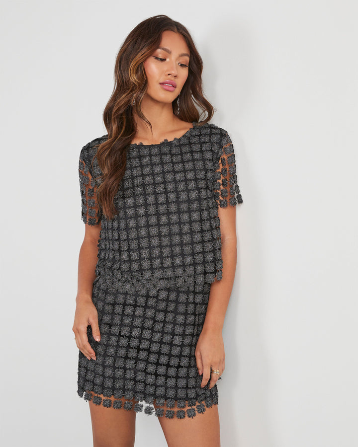 Cazzie Flower Mini Skirt