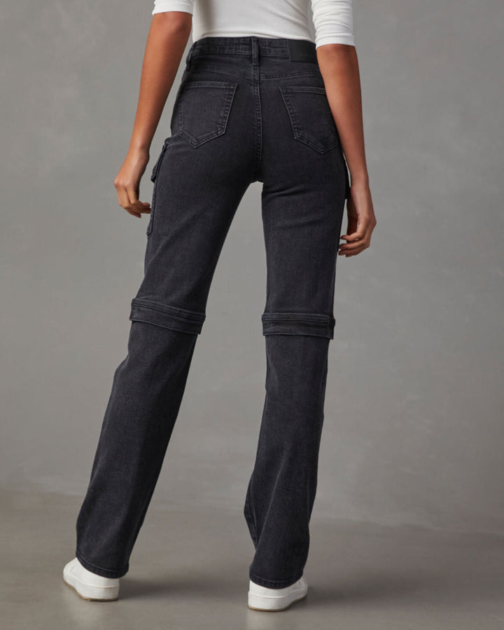 Zhaire Super Stretch High Rise Straight Jeans