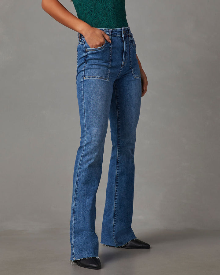 Mulaney High Rise Flare Jeans