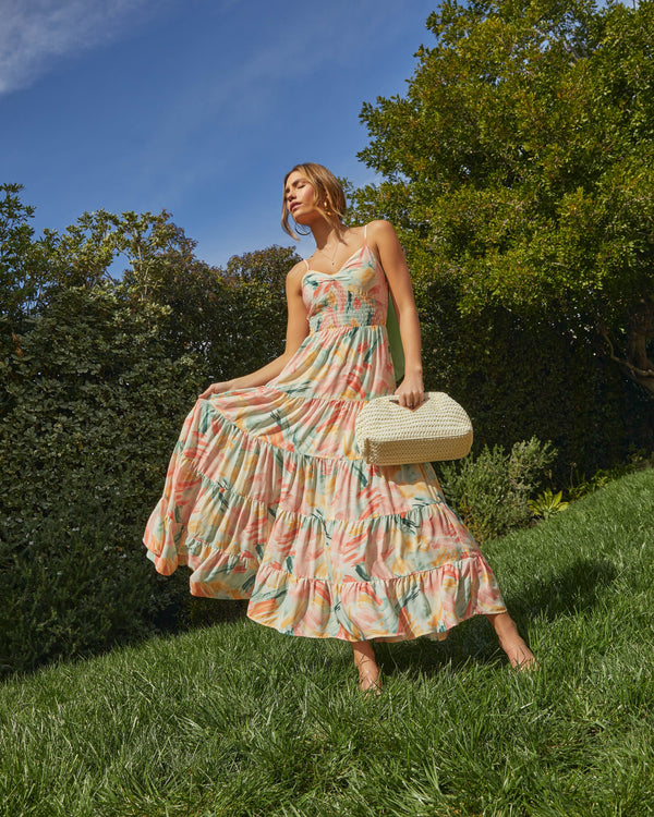 Paradise Tropics Maxi Dress Multi