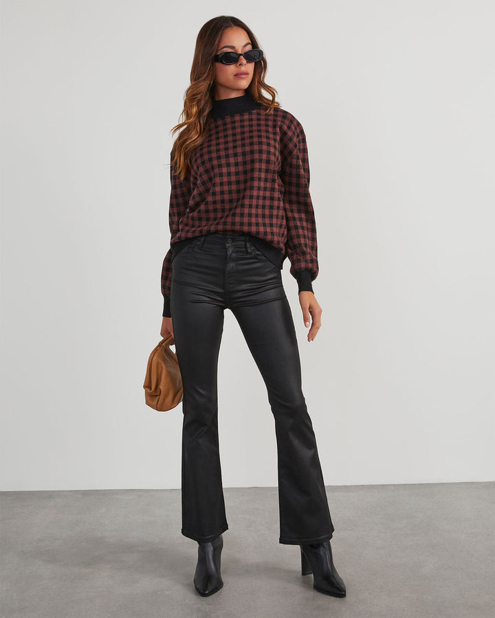 Pratto Gingham Pullover Sweater