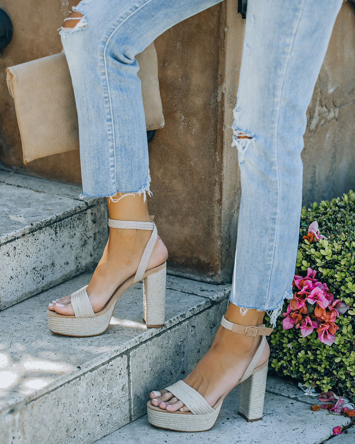 Willow Heeled Platform Sandal