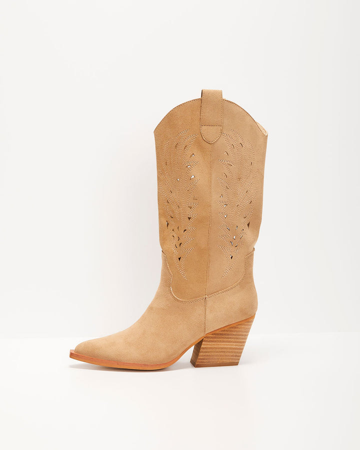 Arnell Laser Cut Western Boot