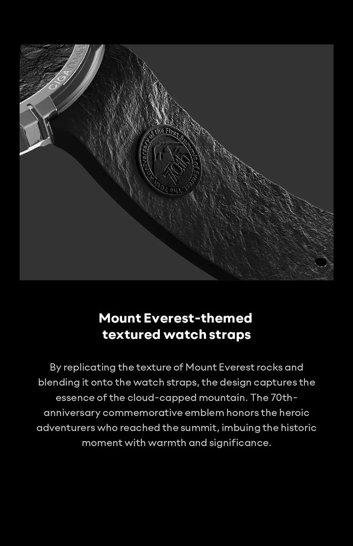 CIGA Design Men's Watch: Mount Everest Edition Central Tourbillon