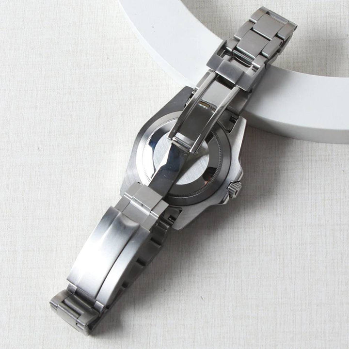 MINUTETIME NH34 GMT Watch DIY Dial American Flag 40MM Red Blue Bezel Automatic Movement Watch Sapphire Crystal 10ATM Waterproof