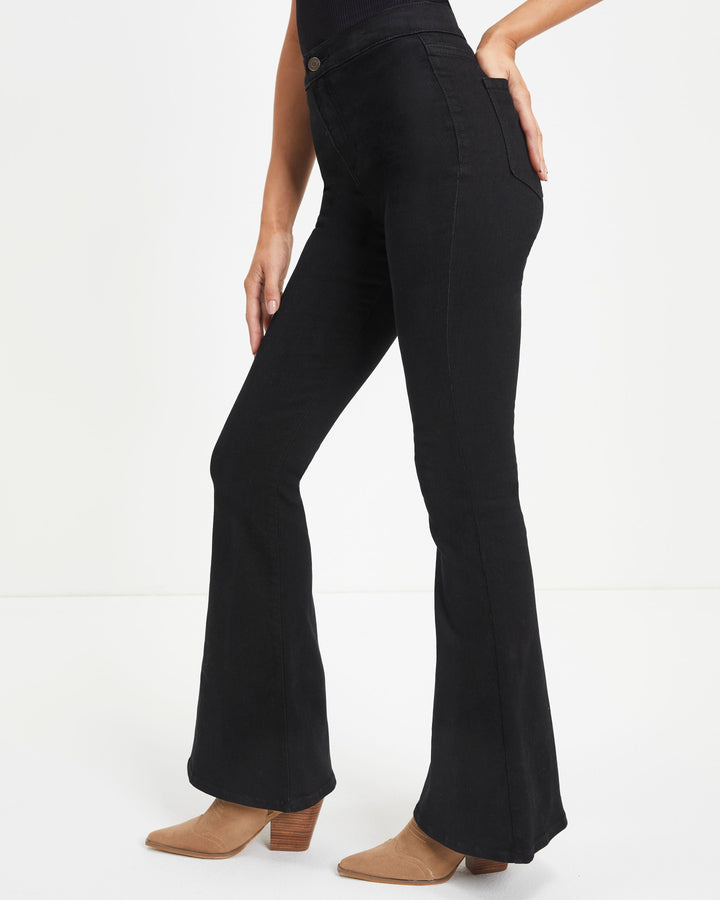 Sanderson High Rise Stretch Flare Jeans