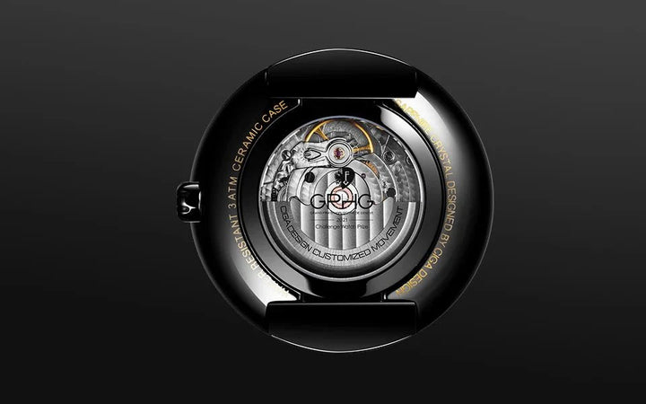 CIGA Design U Series Blue Planet Men's Watch: Luxury Automatic with Gilding & Ceramic