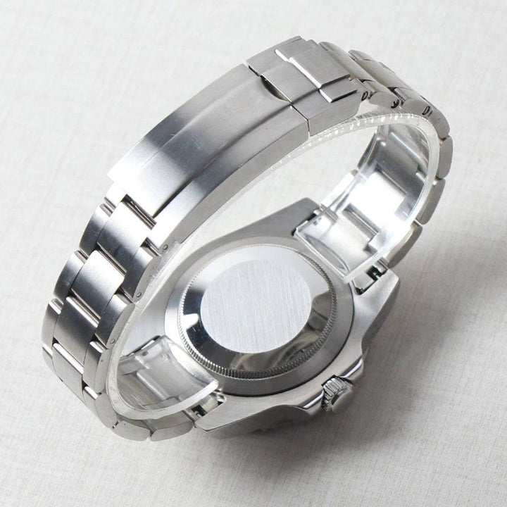 MINUTETIME NH34 GMT Watch DIY Dial American Flag 40MM Red Blue Bezel Automatic Movement Watch Sapphire Crystal 10ATM Waterproof