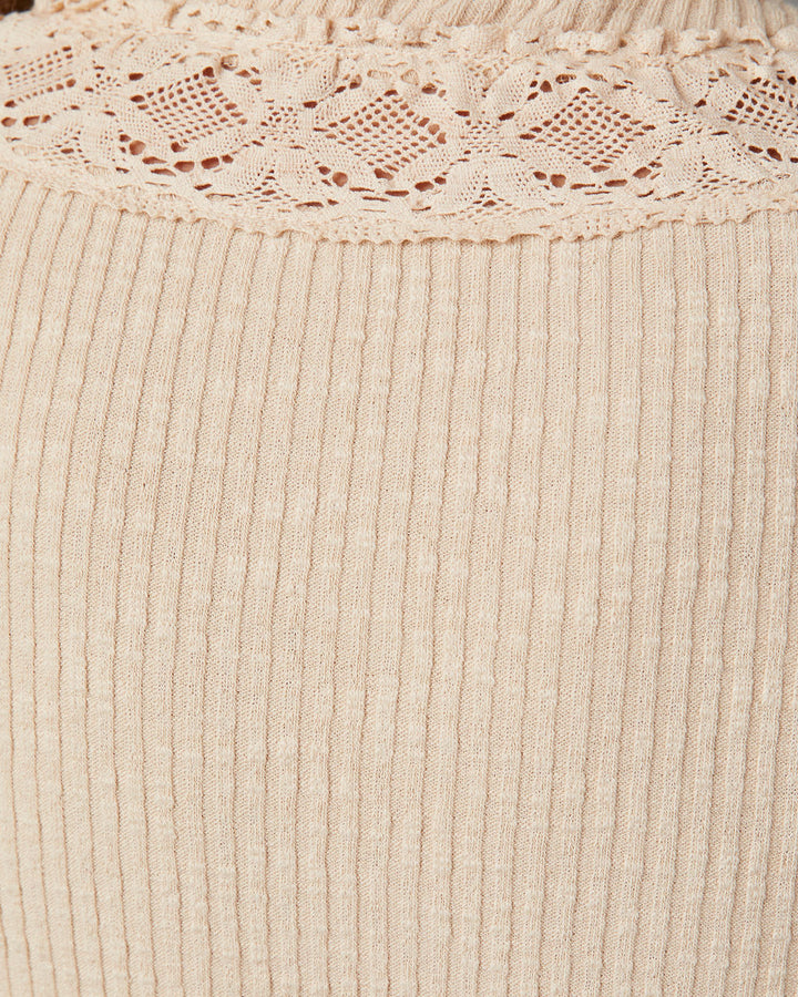 Estes Button Front Long Sleeve Bodysuit