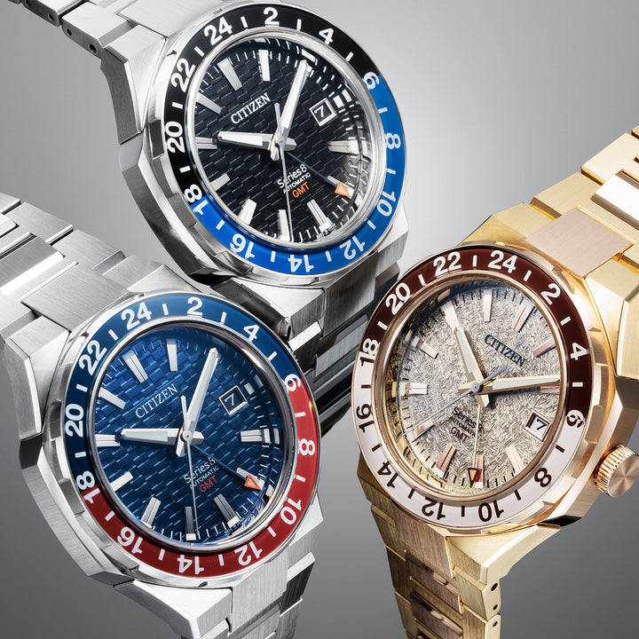 Citizen Gents Mechanical Series 8 GMT Watch