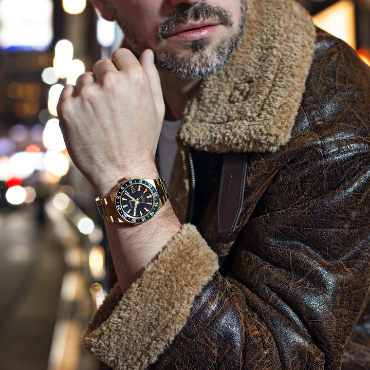 Citizen Gents Mechanical Series 8 GMT Watch