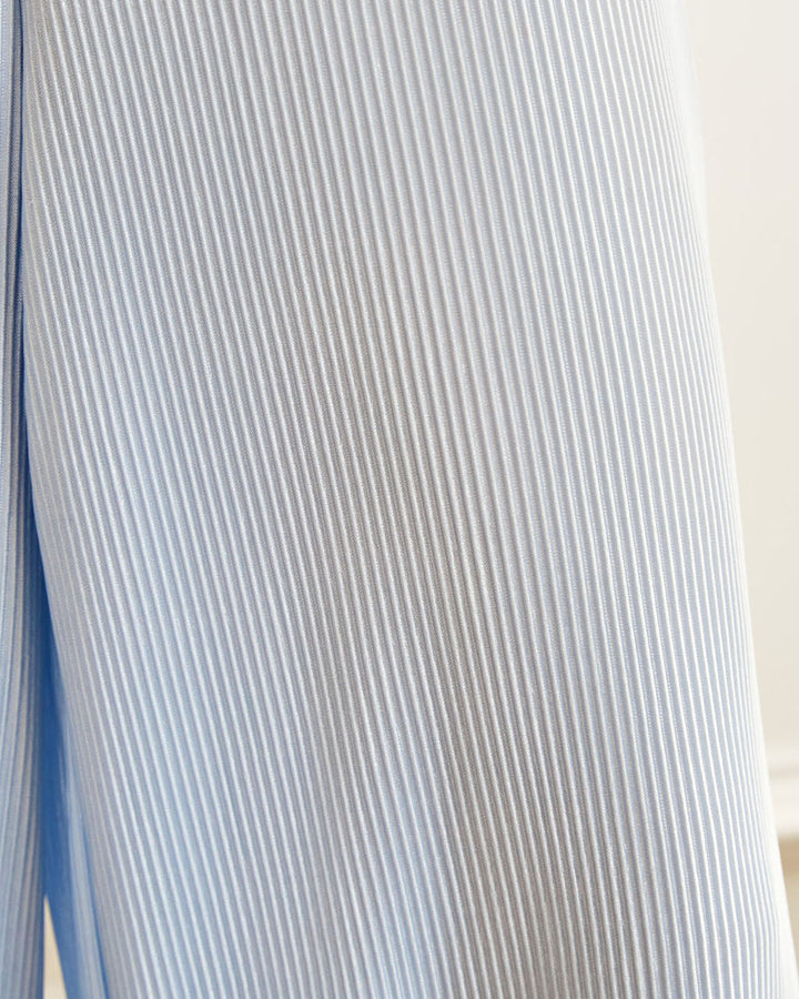 Estellita Plisse Wide Leg Pants