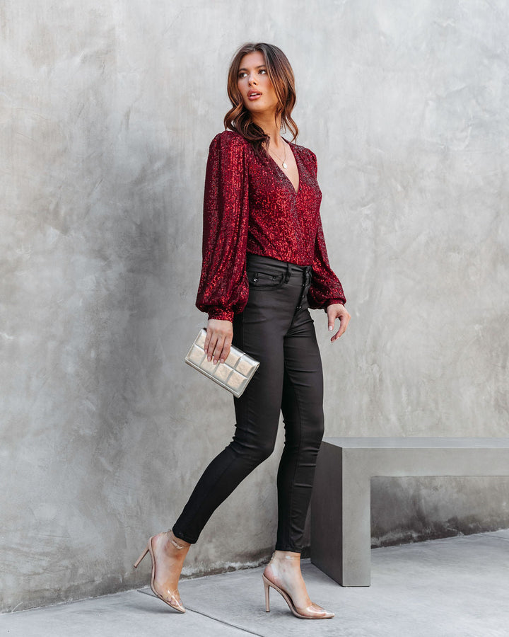 Shine Like No Other Sequin Bodysuit